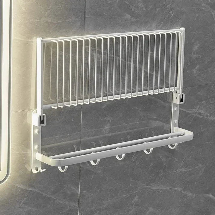 White Foldable Wall Rack